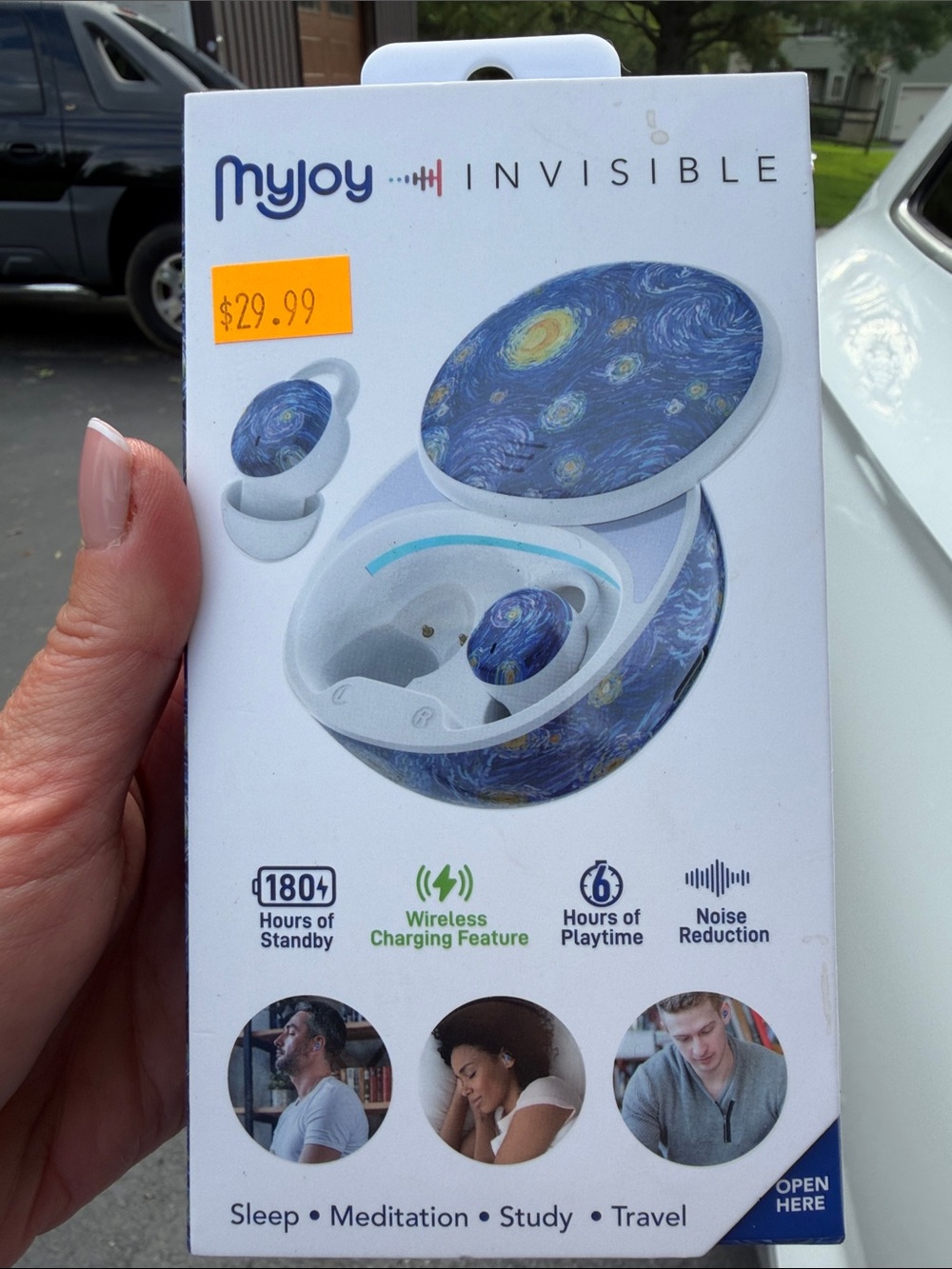 MyJoy Invisible True Wireless Earbuds - Starry Night Motif NWT